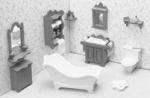 Doll House Furniture for Bathroom